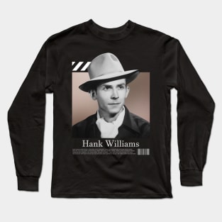 Hank Williams Long Sleeve T-Shirt